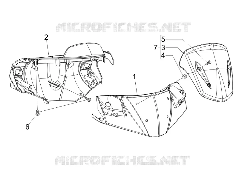 Handlebars coverages GILERA GILERA-SCOOTER 50 RUNNER 2011  Runner Pure Jet