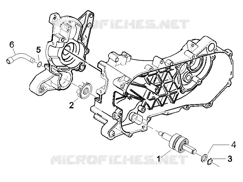 Cooler pump GILERA GILERA-SCOOTER 50 RUNNER 2009  Runner SP