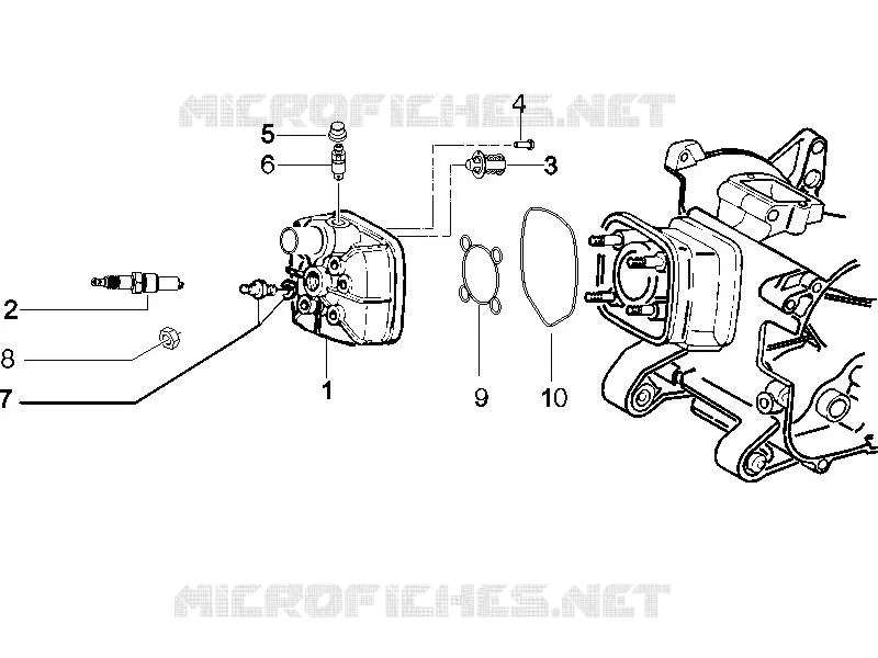 Cylinder head cover GILERA GILERA-SCOOTER 50 RUNNER 2015  Runner SP