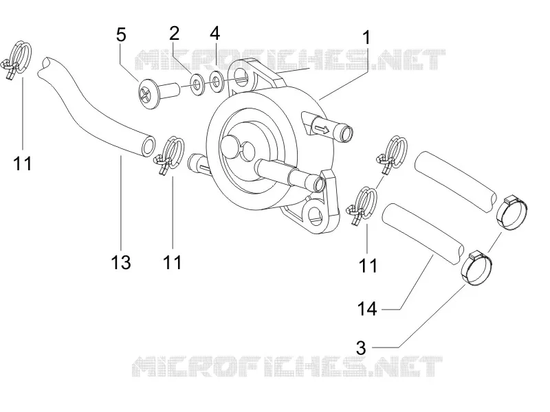 Supply system GILERA GILERA-SCOOTER 50 RUNNER 2012  Runner SP