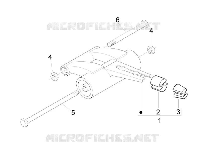 Swinging arm GILERA GILERA-SCOOTER 50 RUNNER 2013  Runner SP