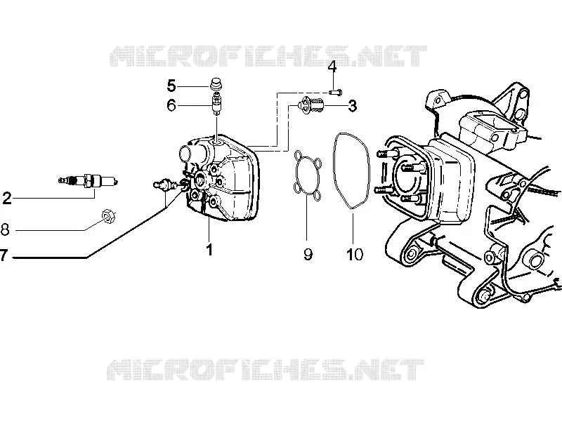 Cylinder head cover GILERA GILERA-SCOOTER 50 RUNNER 2005  Runner SP Race
