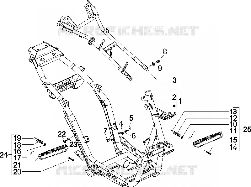 Frame/bodywork GILERA GILERA-SCOOTER 50 RUNNER 2005  Runner SP Race
