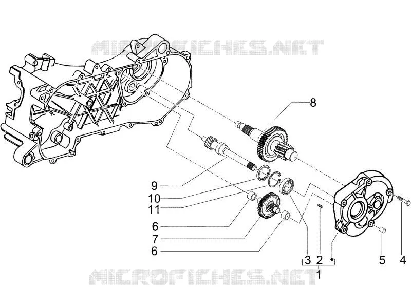 Reduction unit GILERA GILERA-SCOOTER 50 RUNNER 2005  Runner SP Race