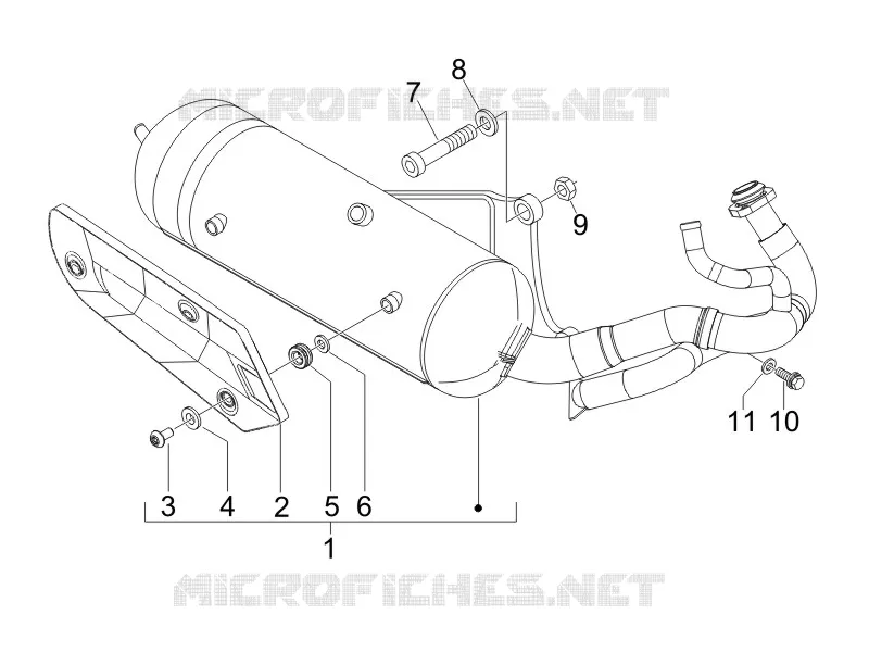 Silencer GILERA GILERA-SCOOTER 50 STALKER 2009  Stalker